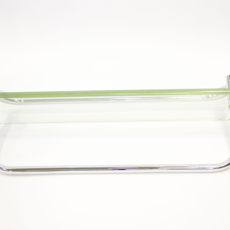 Полиця на 2-а отвори 300 мм ( Одне скло і тримач рушника ) ПС602