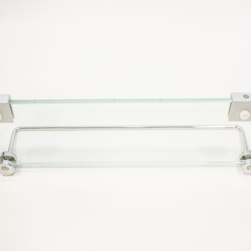 Полиця на 2-а кріплення ( Одне скло і затискної релинг ) ПС605