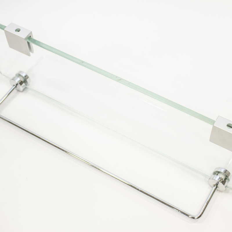 Полиця на 2-а кріплення ( Одне скло і затискної релинг ) ПС605