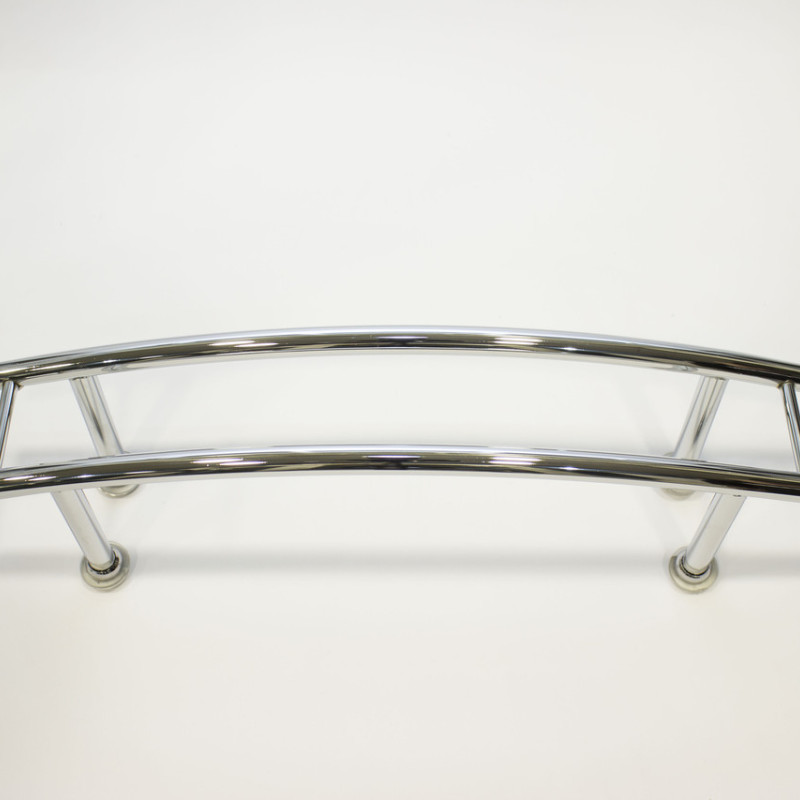 Полку релинг на 4-е кріплення 220х45 мм. для душової кабіни ( без скла, хром - релинг, метал ) ПС609