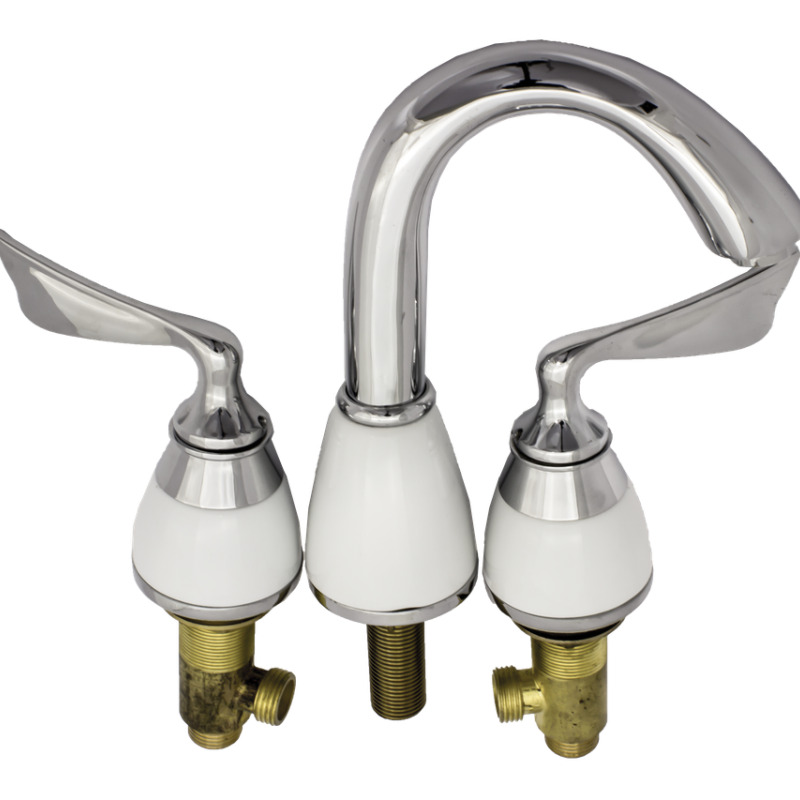 Кран врізний у ванну або умивальник, змішувач для гідромасажної ванни, (NX-045)