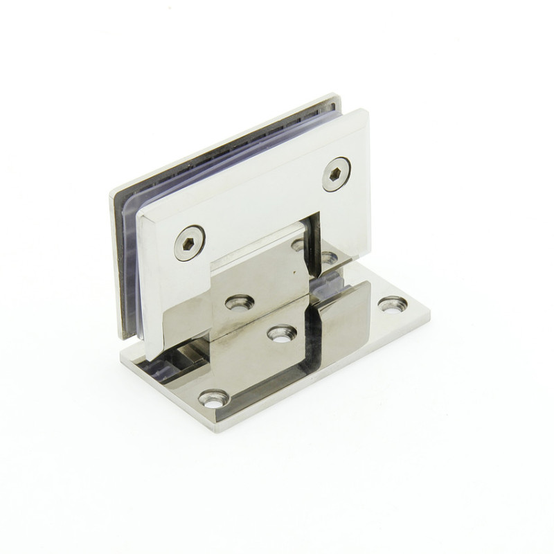 Петля для скляних дверей (стіна-скло) 90 градусів (КП 200 В)