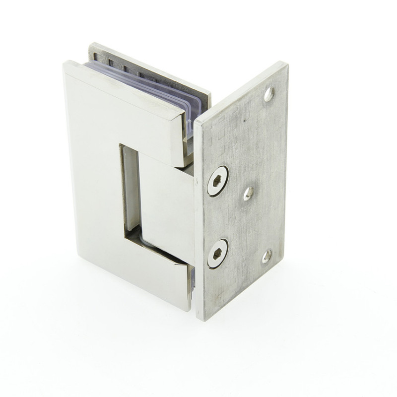 Петля для скляних дверей (стіна-скло) 90 градусів (КП 200 В)