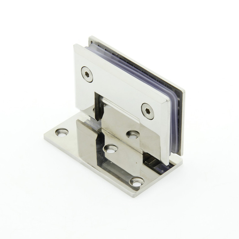 Петля для скляних дверей (стіна-скло) 90 градусів (КП 200 В)