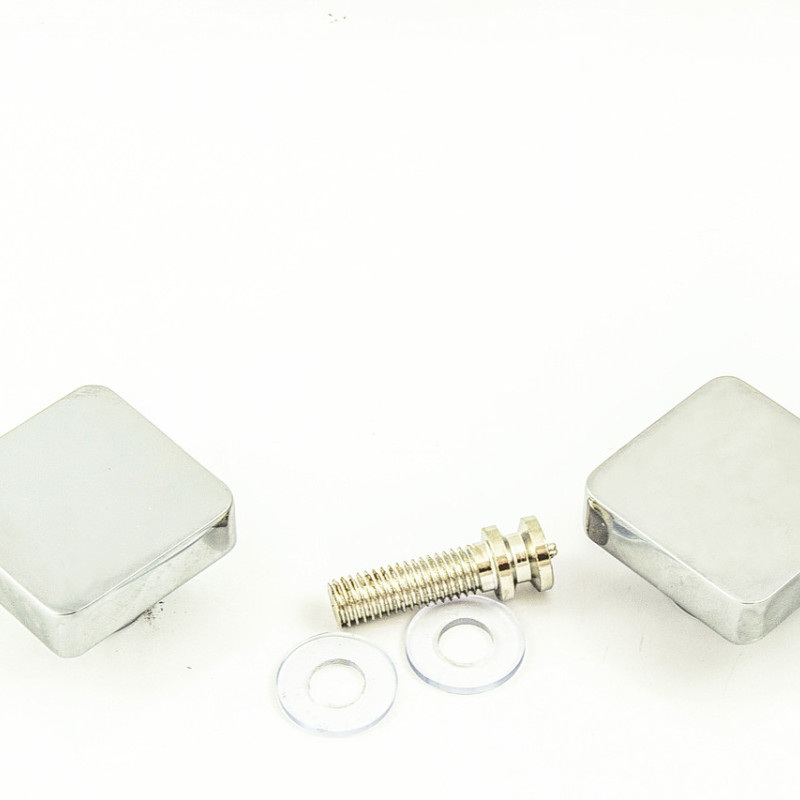 Ручка для скляних дверей на один отвір, латунна