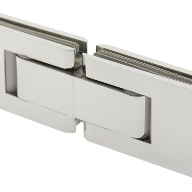 Петля для скляних дверей (скло-скло) 180 градусів (КП 632)