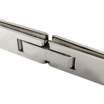 Петля для скляних дверей (скло-скло) 180 градусів (КП 632)