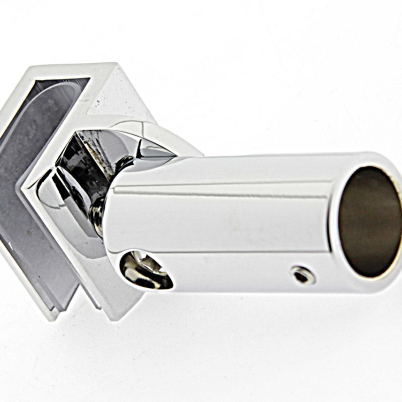 З'єднувач (скло-труба) Ø19 мм. (КН 19) Хромч