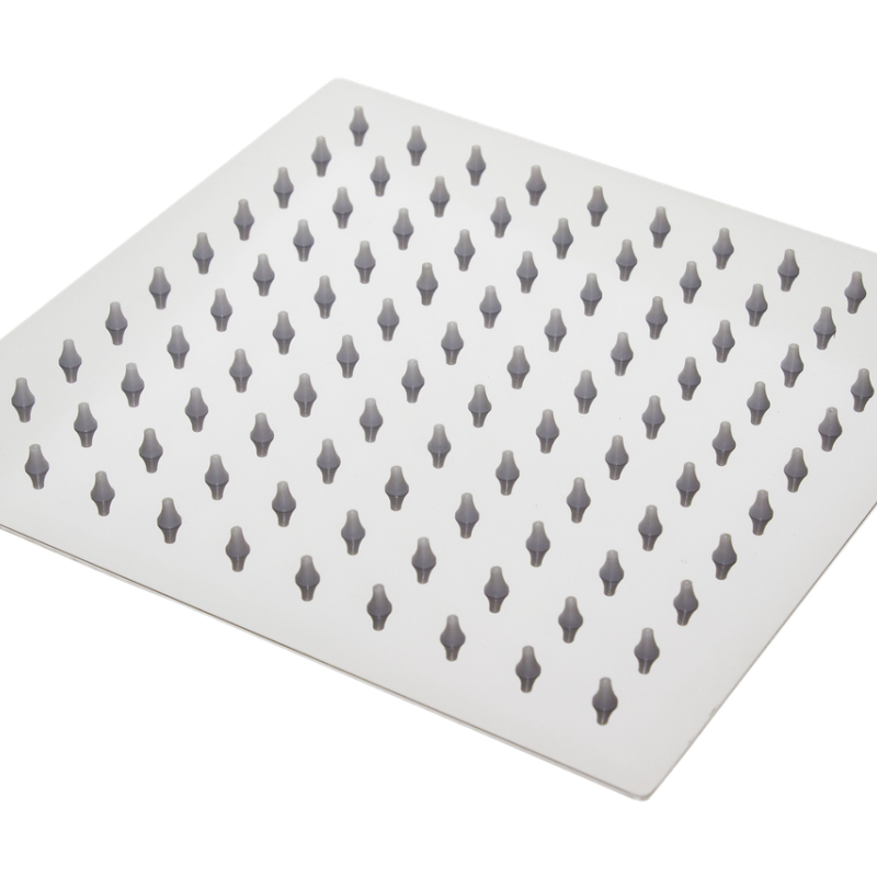 Душ верхній з нержавійки 25 див. квадратний