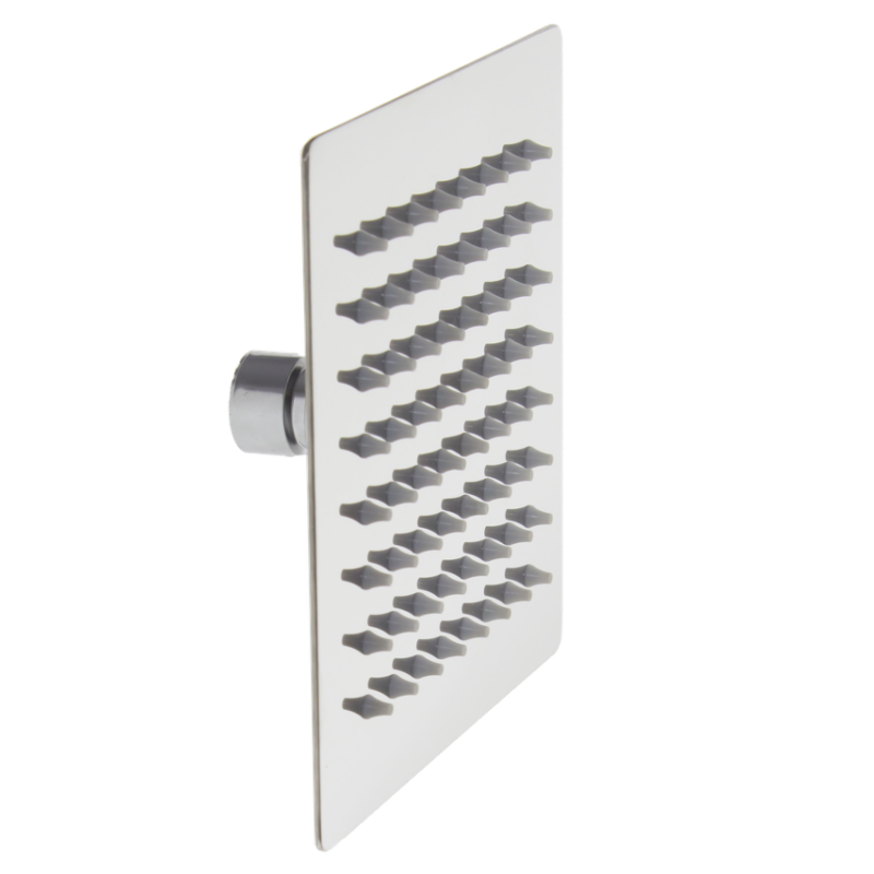 Душ верхній з нержавійки 15 див. квадратний