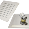 Душ верхній з нержавійки 15 див. квадратний