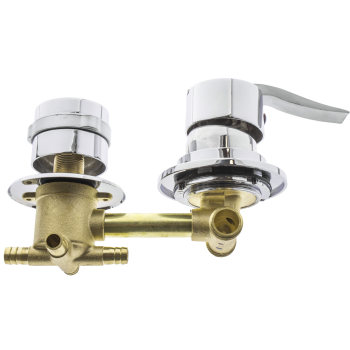 Змішувач для душової кабіни ( С-4\12 ) на чотири положення з штуцерами і 12 см по центрам.