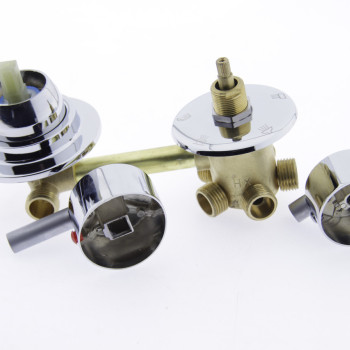 Змішувач для душової кабіни ( Г-5\12 ) на п'ять положень під гайку у стійку душової кабіни