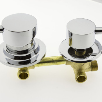 Змішувач для душової кабіни, ( Г-3\10 ) на три положення під різьблення 10см по центрам.