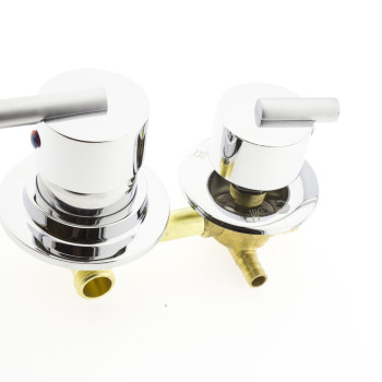 Змішувач для душової кабіни, (С-3\9 ) вбудовуваний на три положення під штуцер.