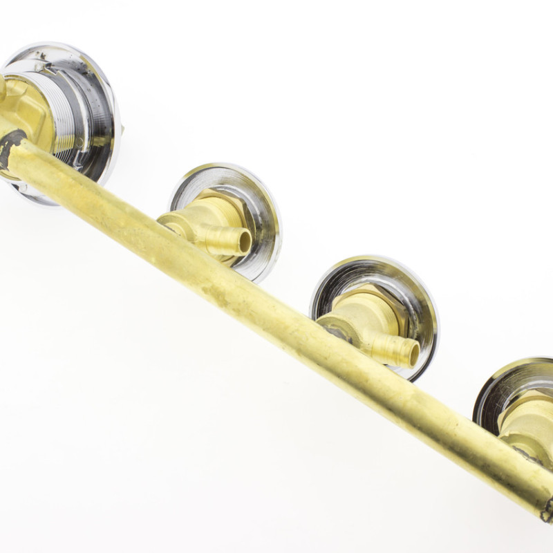 Змішувач для душової кабіни, на чотири вузли для паралельного включення