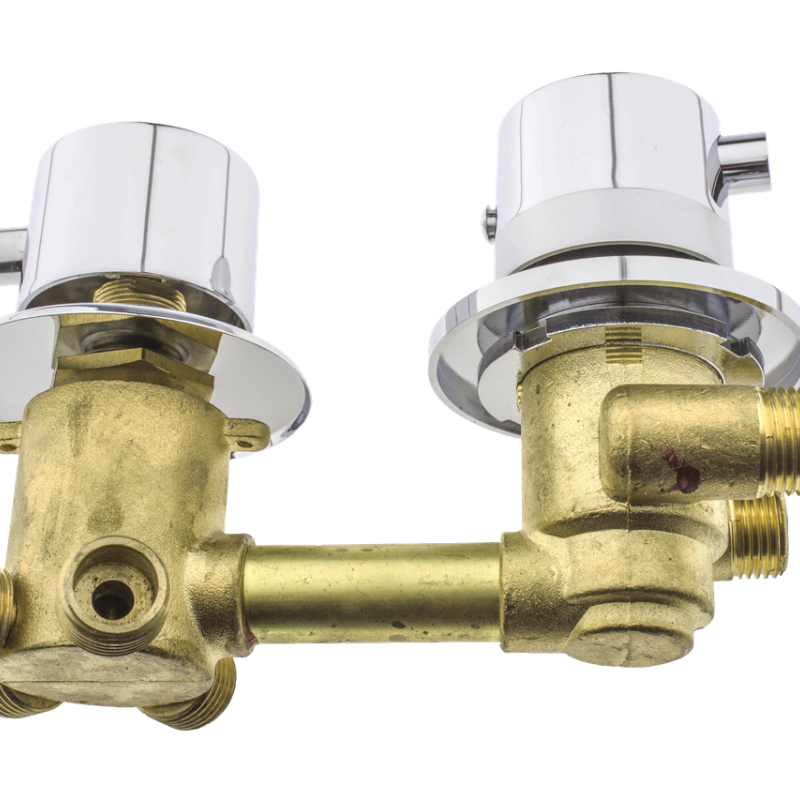 Змішувач з термостатом для душової кабіни, на 4 положень під різьблення