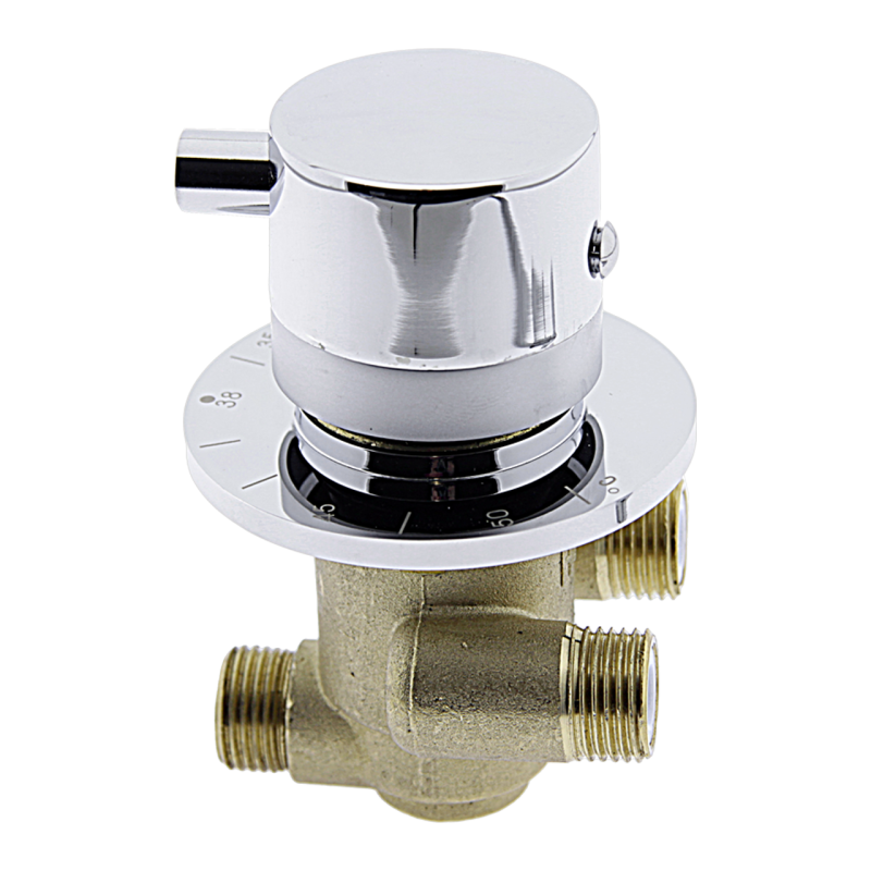 Термостатичний змішувач для встройки або прихованого монтажу