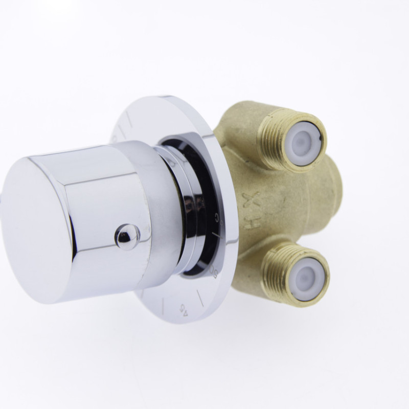 Термостатичний змішувач для встройки або прихованого монтажу