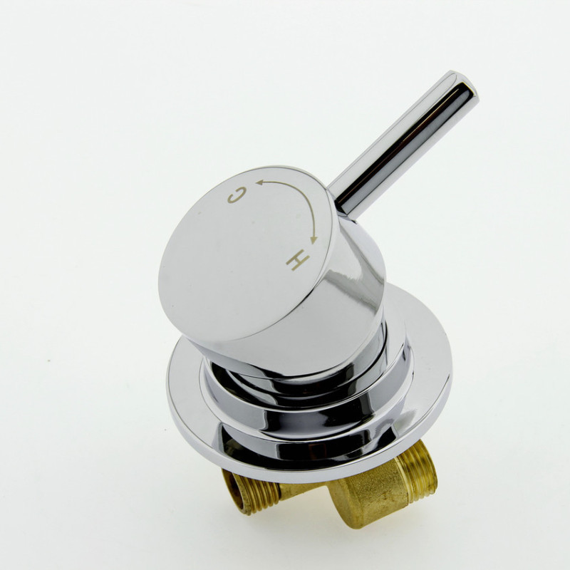 Змішувач для гідромасажної ванни прихованого монтажу (ДЖ 6101) вбудовується в виріб