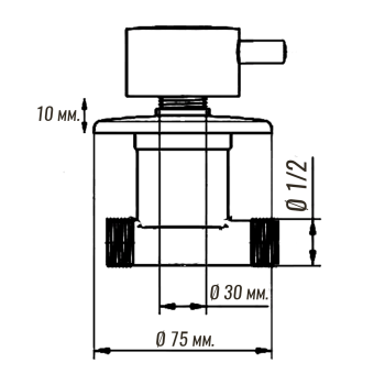 Змішувач на борт ванни (Дж-6001) вбудований у виріб