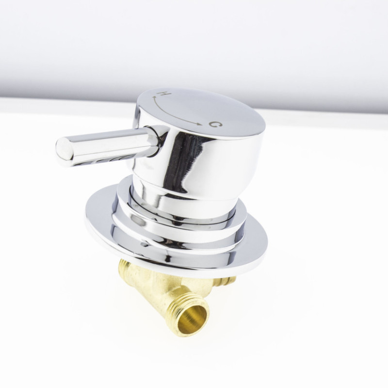 Змішувач для гідромасажної ванни прихованого монтажу (ДЖ-6102) вбудовується в виріб