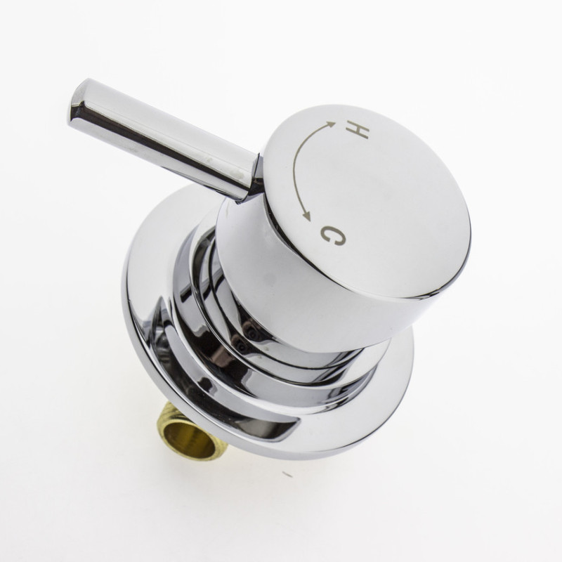 Змішувач для гідромасажної ванни прихованого монтажу (ДЖ-6102) вбудовується в виріб