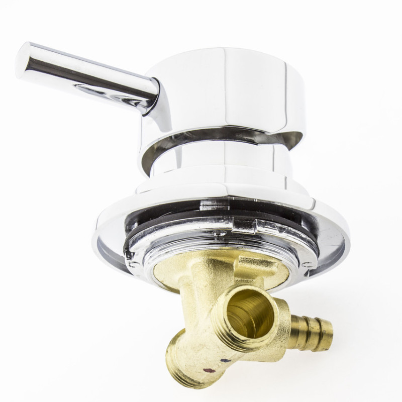 Змішувач для гідромасажної ванни прихованого монтажу (ДЖ-6102) вбудовується в виріб