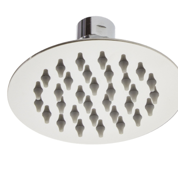 Душ верхній 100 мм круглий на шарнірі з нержавіючої сталі