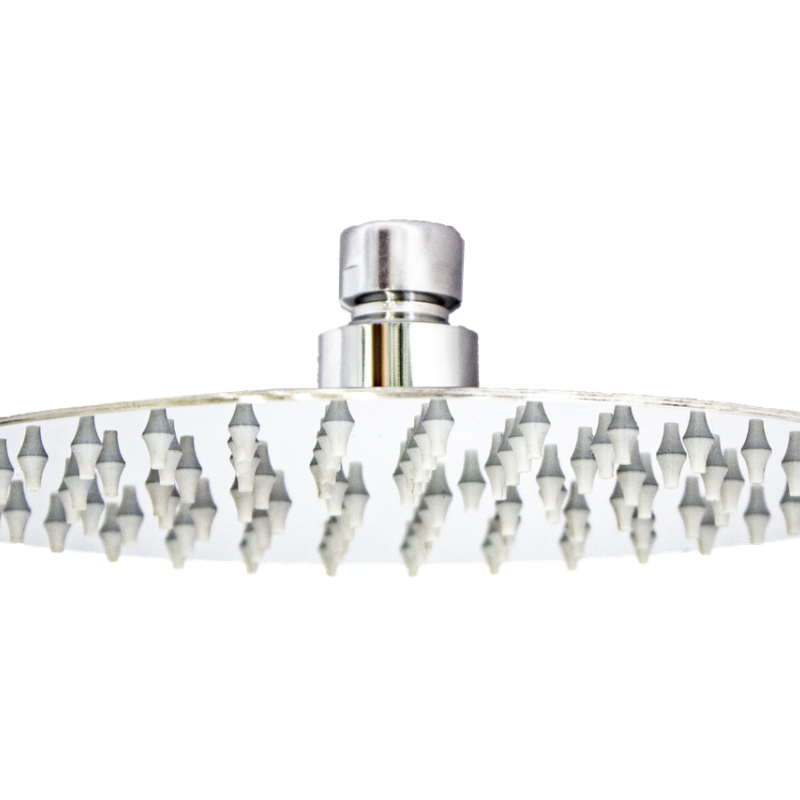 Душ верхній 150 мм круглий на шарнірі з нержавіючої сталі