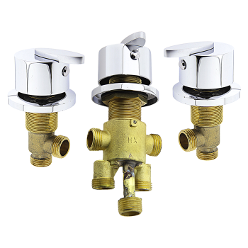 Змішувач для гідромассажної ванни ( ДЖ6702 ) на три положення