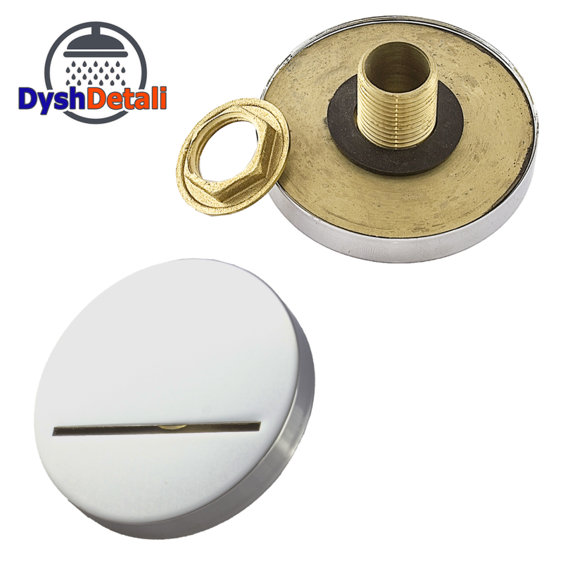 Вилив настінний, латунний 55 мм винос ( АВ-6818)