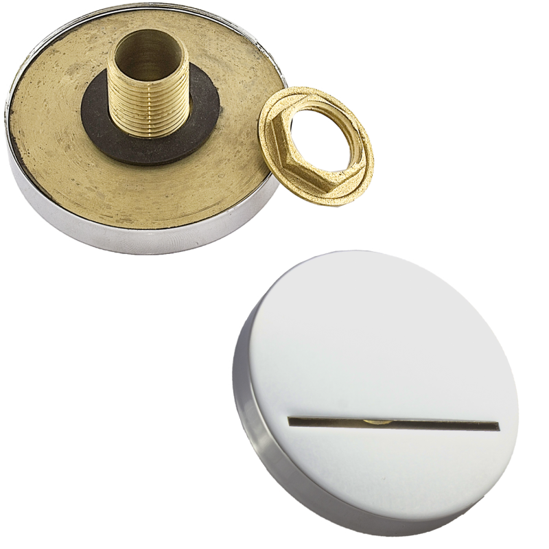 Вилив настінний, латунний 55 мм винос ( АВ-6818)