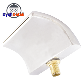 Вилив на борт ванни, водоспад, для гідромасажної ванни, з горизонтальним кріпленням на борт ванни