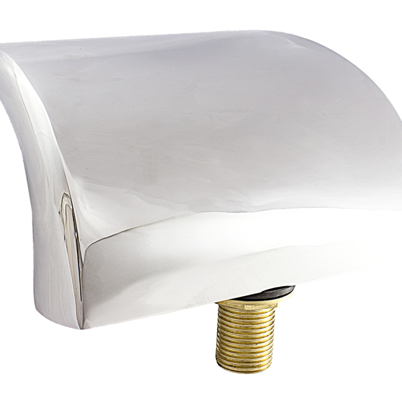 Вилив на борт ванни, водоспад, для гідромасажної ванни, з горизонтальним кріпленням на борт ванни