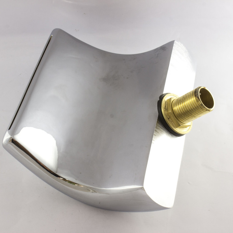 Вилив на борт ванни, водоспад, для гідромасажної ванни, з горизонтальним кріпленням на борт ванни