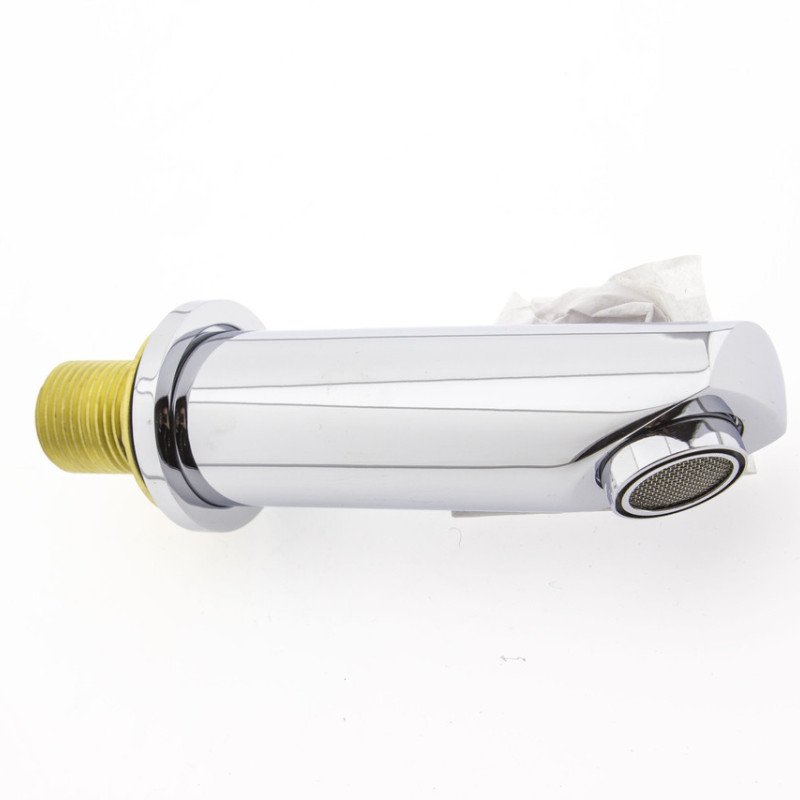 Вилив настінний, латунний 105 мм винос ( АВ-6801 )