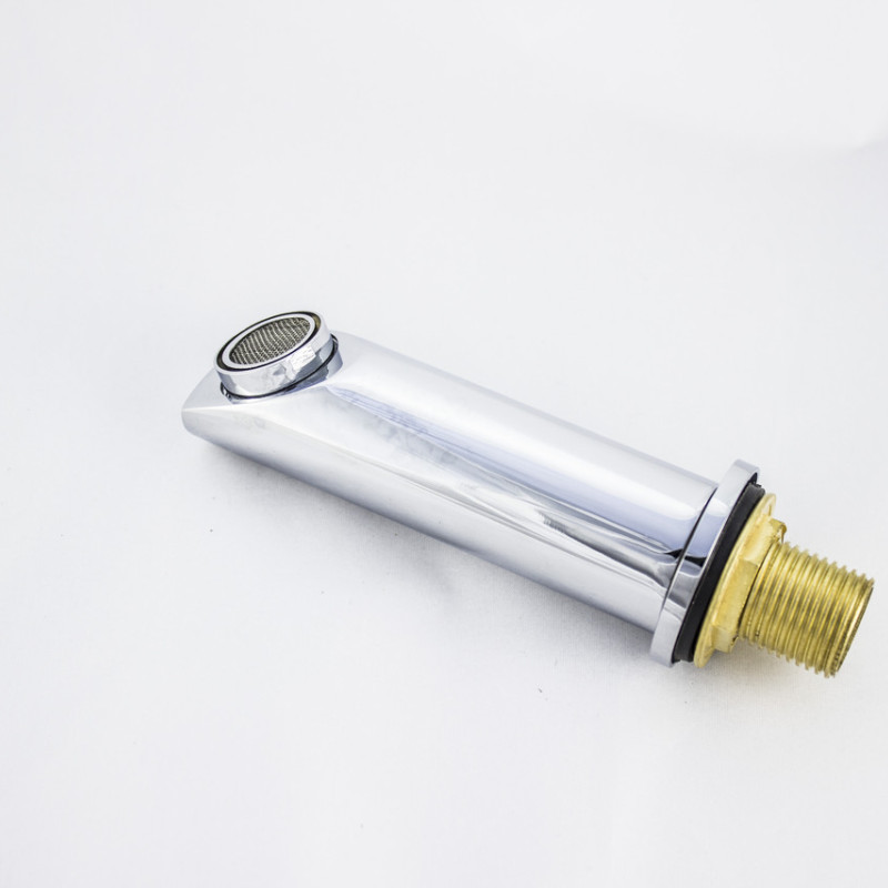 Вилив настінний, латунний 105 мм винос ( АВ-6801 )