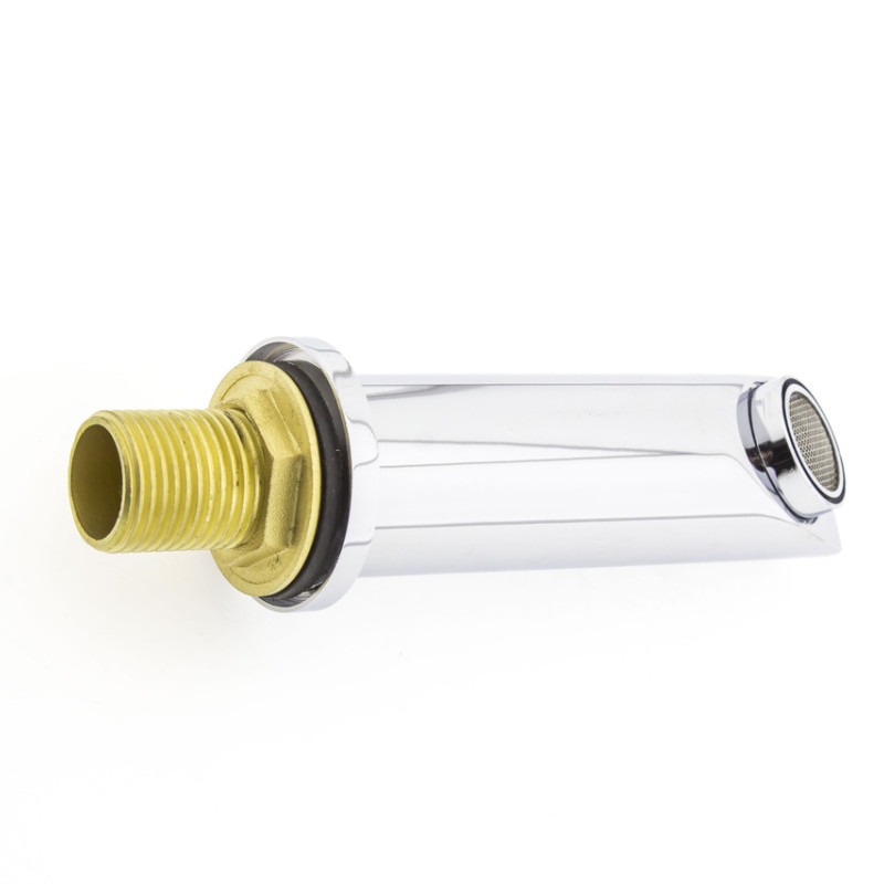 Вилив настінний, латунний 105 мм винос ( АВ-6801 )