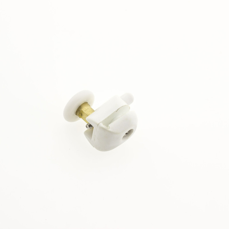 Ролики для душової кабіни ( А039А ) нажимні, нижні, Білий 26 мм. 23мм