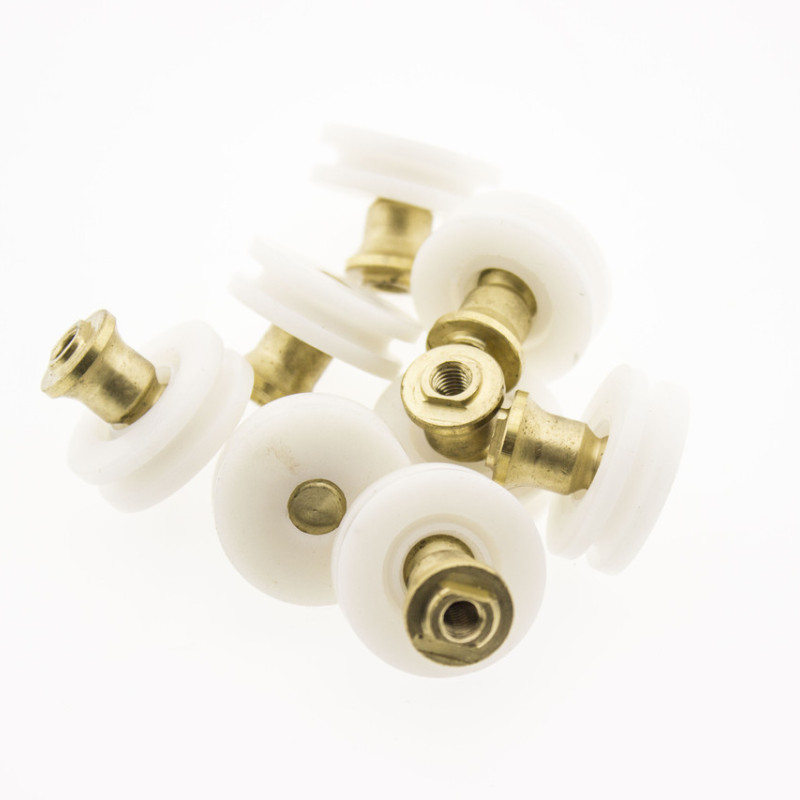 Колеса для душової кабіни (А-045) з проточкою і шарніром 24 мм.