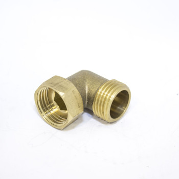 Куточок латунний з поворотною гайкою ( У-36 ) з зовнішньою різьбою 1/2