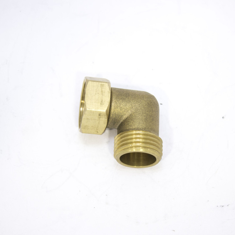 Куточок латунний з поворотною гайкою ( У-36 ) з зовнішньою різьбою 1/2