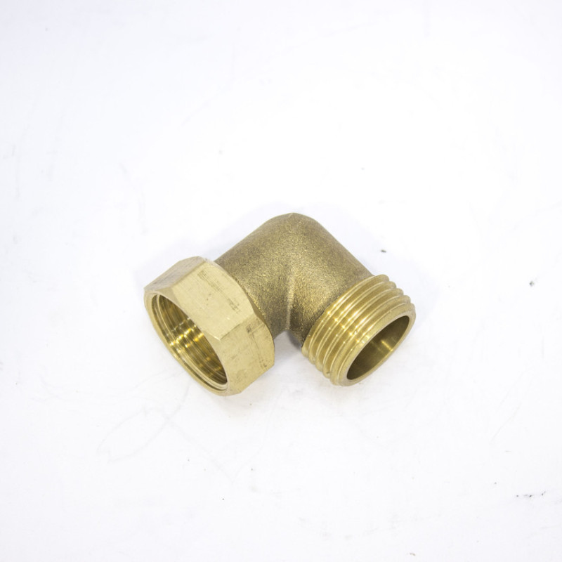 Куточок латунний з поворотною гайкою ( У-36 ) з зовнішньою різьбою 1/2