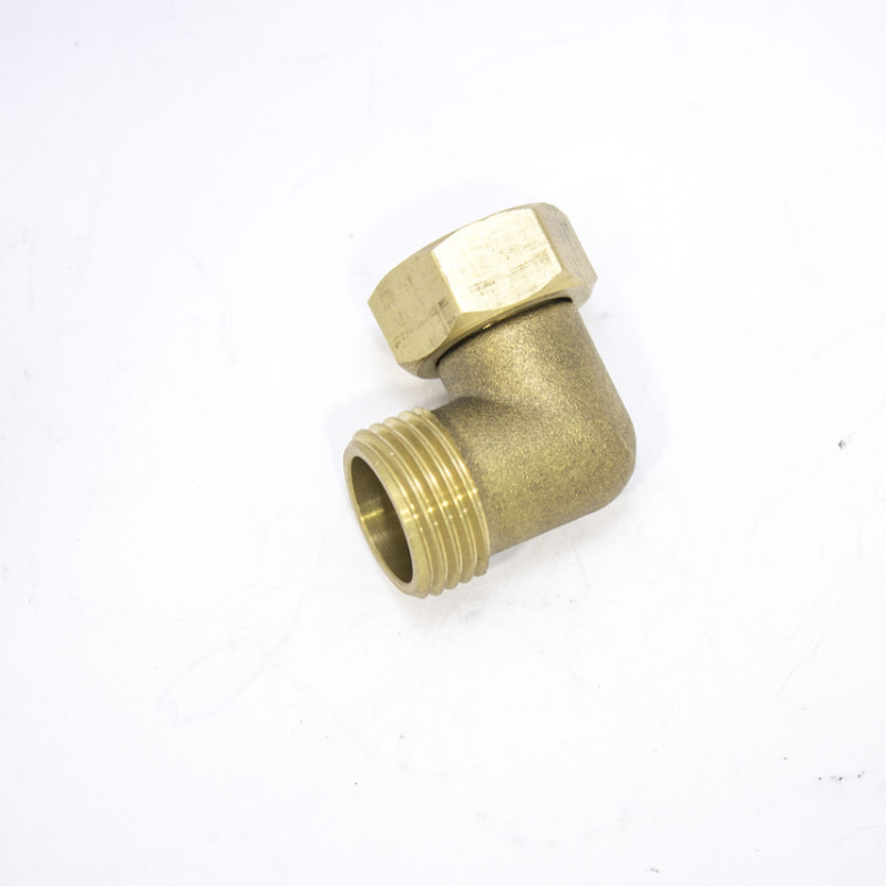 Куточок латунний з поворотною гайкою ( У-36 ) з зовнішньою різьбою 1/2