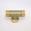 Трійник латунний (У-05) 1\2 зовнішня різьба