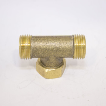 Трійник латунний (У-05) 1\2 зовнішня різьба