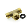 Трійник латунний (У-05) 1\2 зовнішня різьба