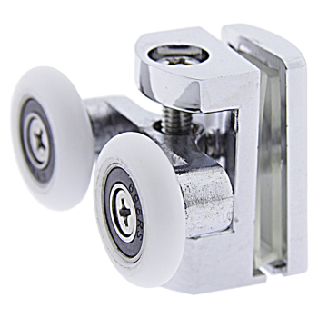 Ролики для душової кабіни подвійні, хромовані, верхні ( В618 В )