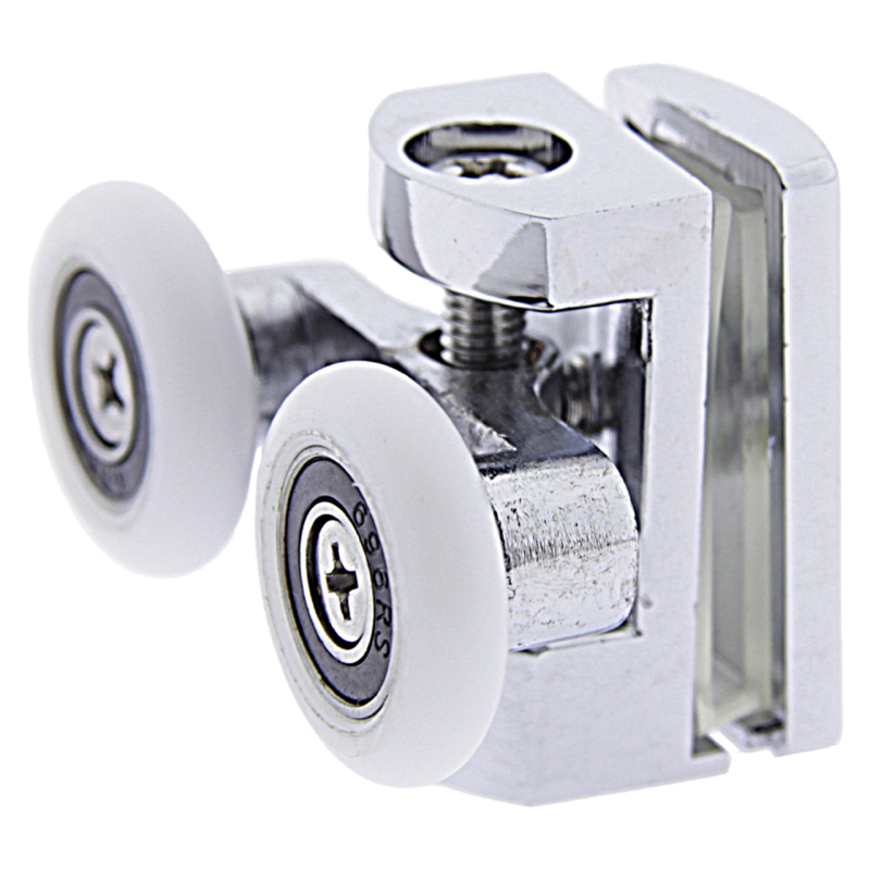 Ролики для душової кабіни подвійні, хромовані, верхні ( В618 В )